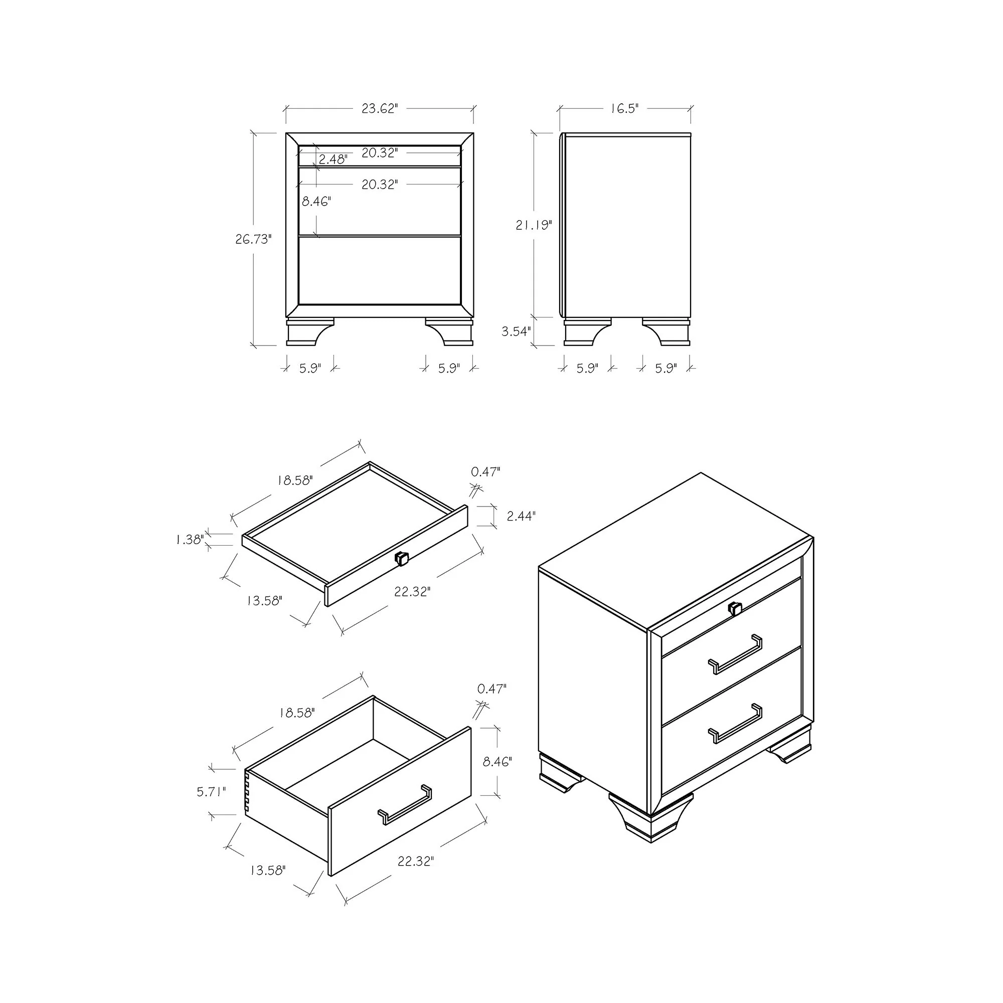 Civic - Nightstand - Image 4