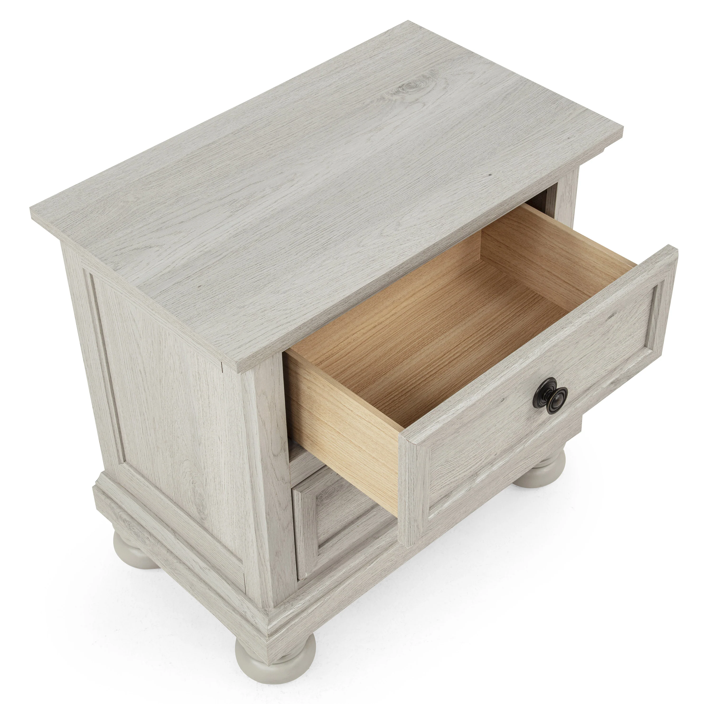 Claribelle Night Stand-White - Image 3