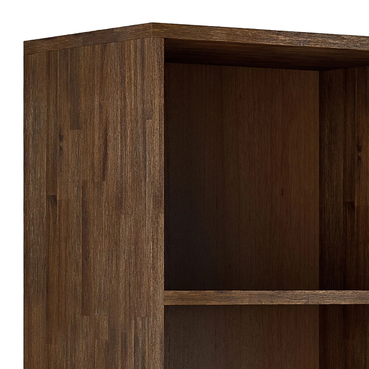 Clarkson - Bookcase With Storage - Rustic Natural Aged Brown - Image 5