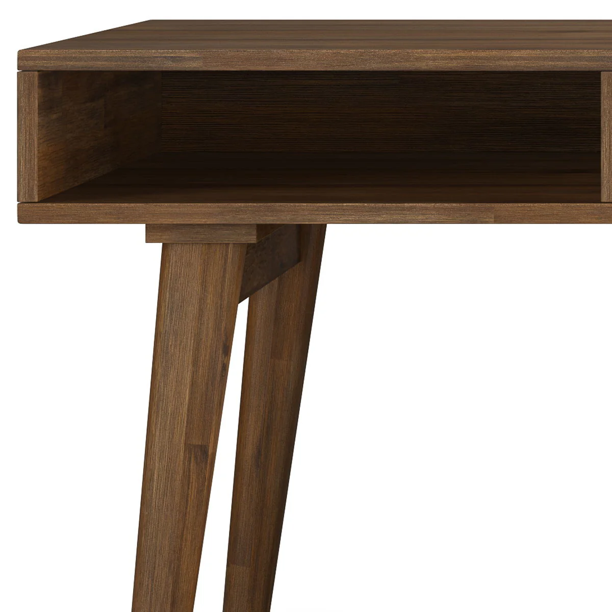 Clarkson - Desk With Side Drawers - Rustic Natural Aged Brown - Image 2