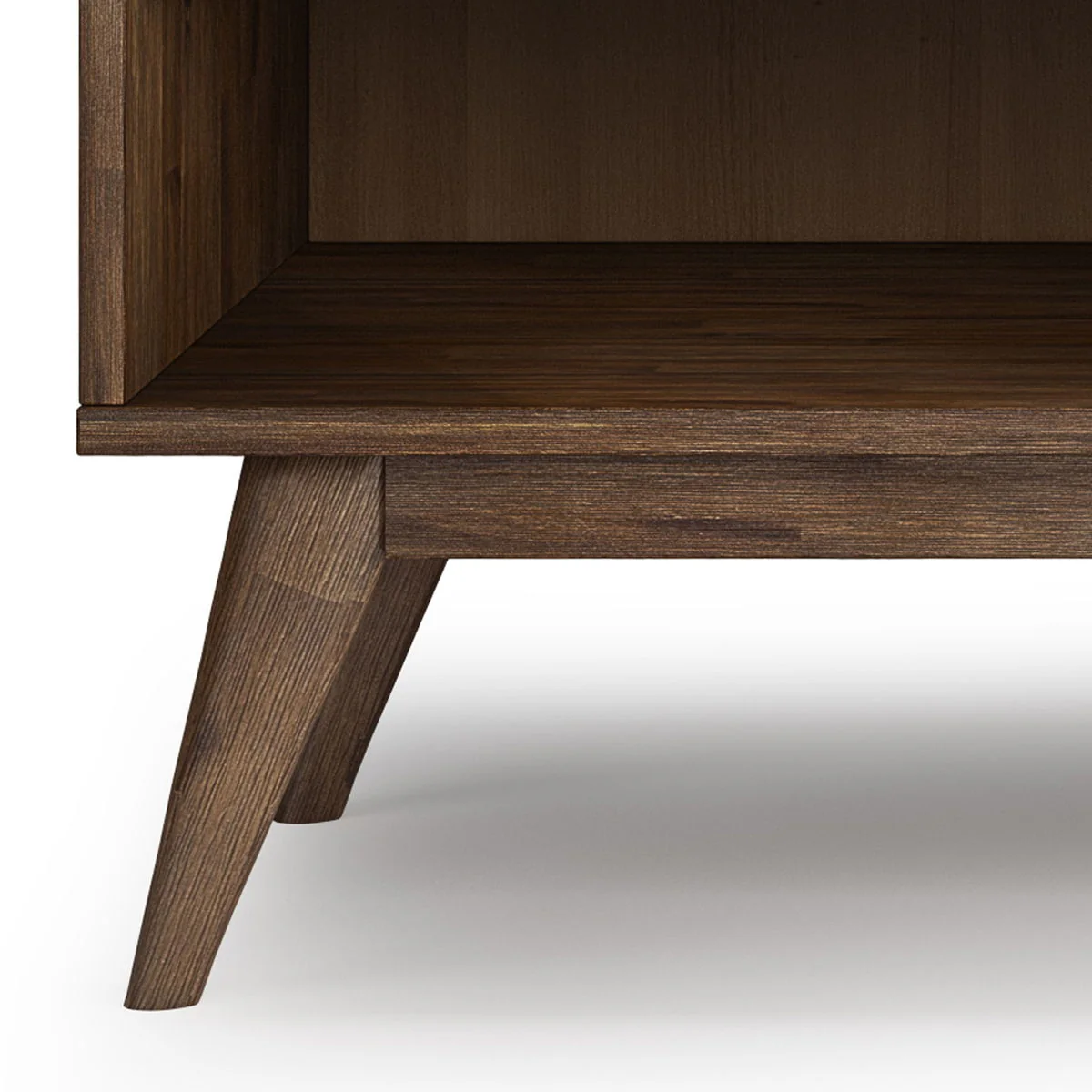 Clarkson - Low TV Stand - Rustic Natural Aged Brown - Image 10