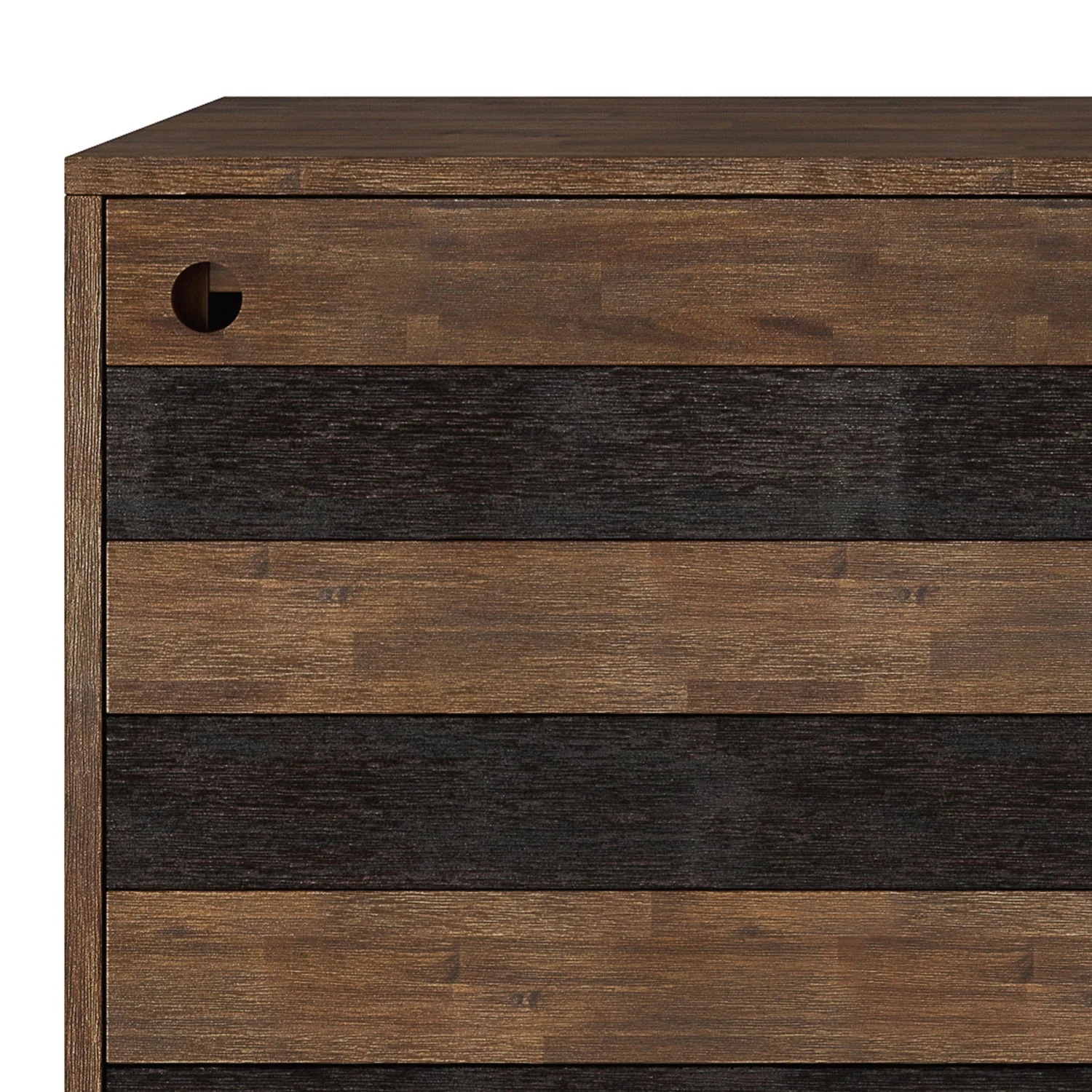 Clarkson - Medium Storage - Rustic Natural Aged Brown - Image 11