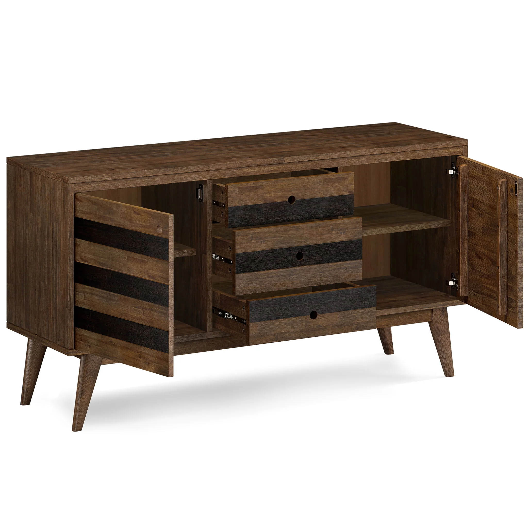 Clarkson - Sideboard Buffet - Rustic Natural Aged Brown - Image 11