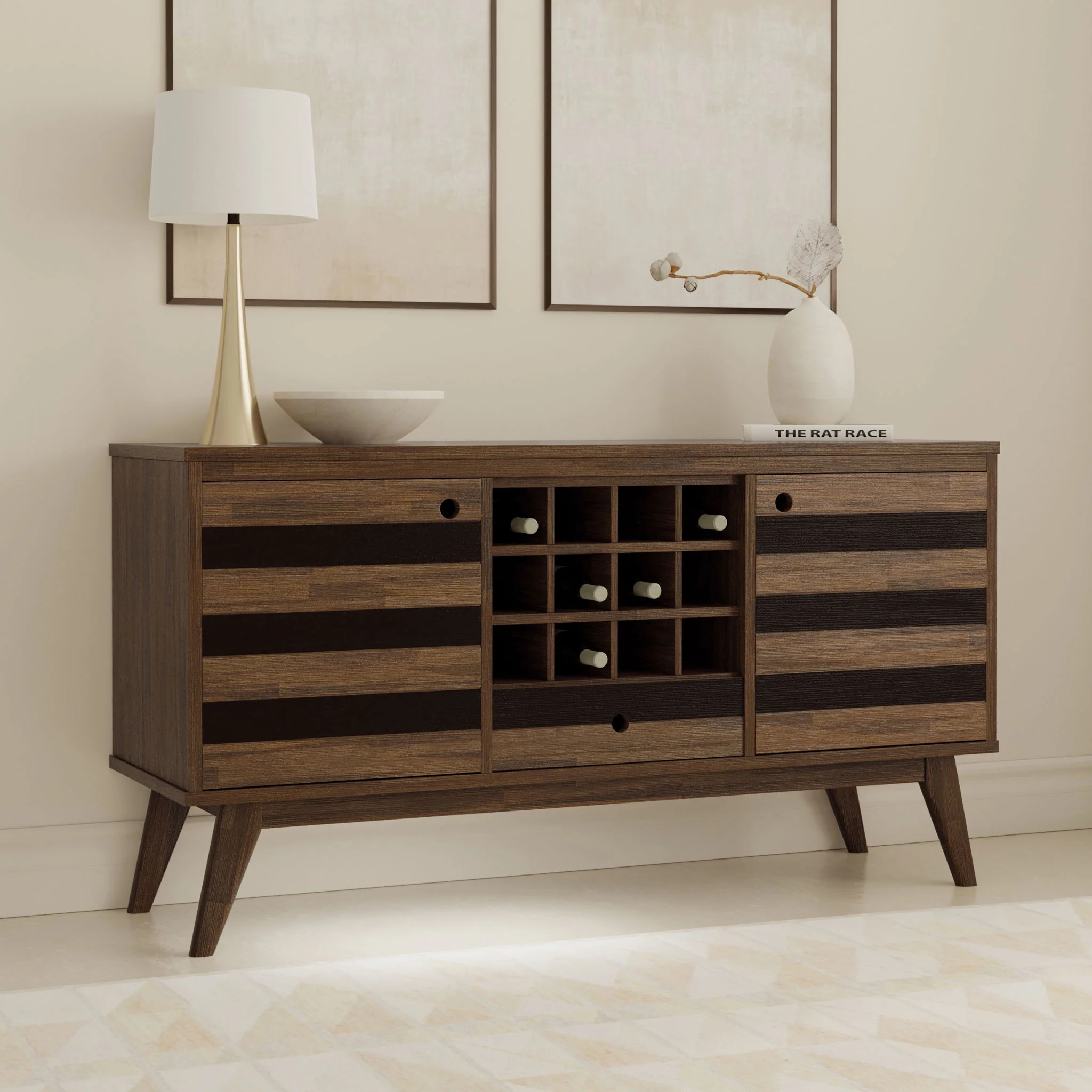 Clarkson - Sideboard With Storage - Brown - Image 7