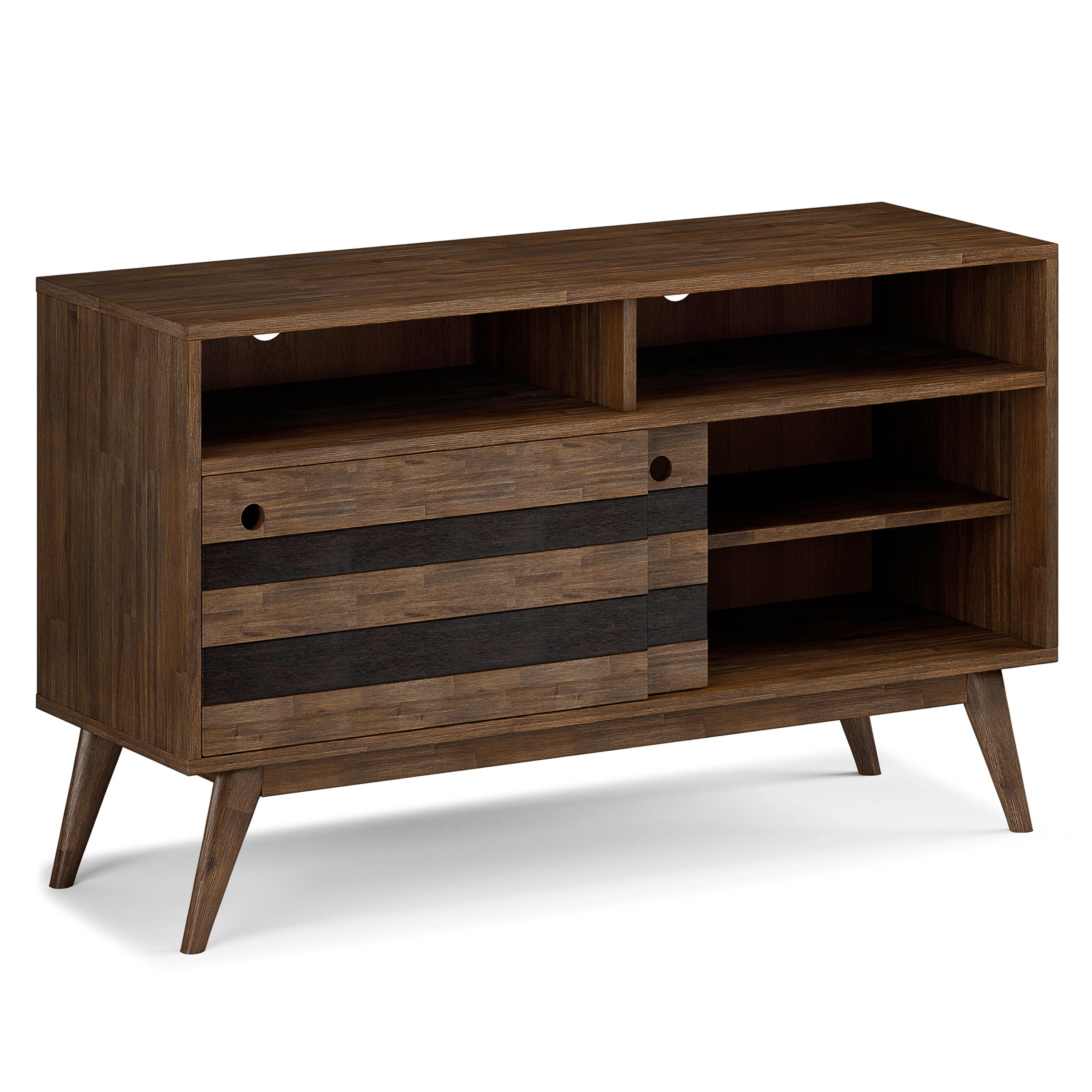 Clarkson - TV Stand - Rustic Natural Aged Brown - Image 7