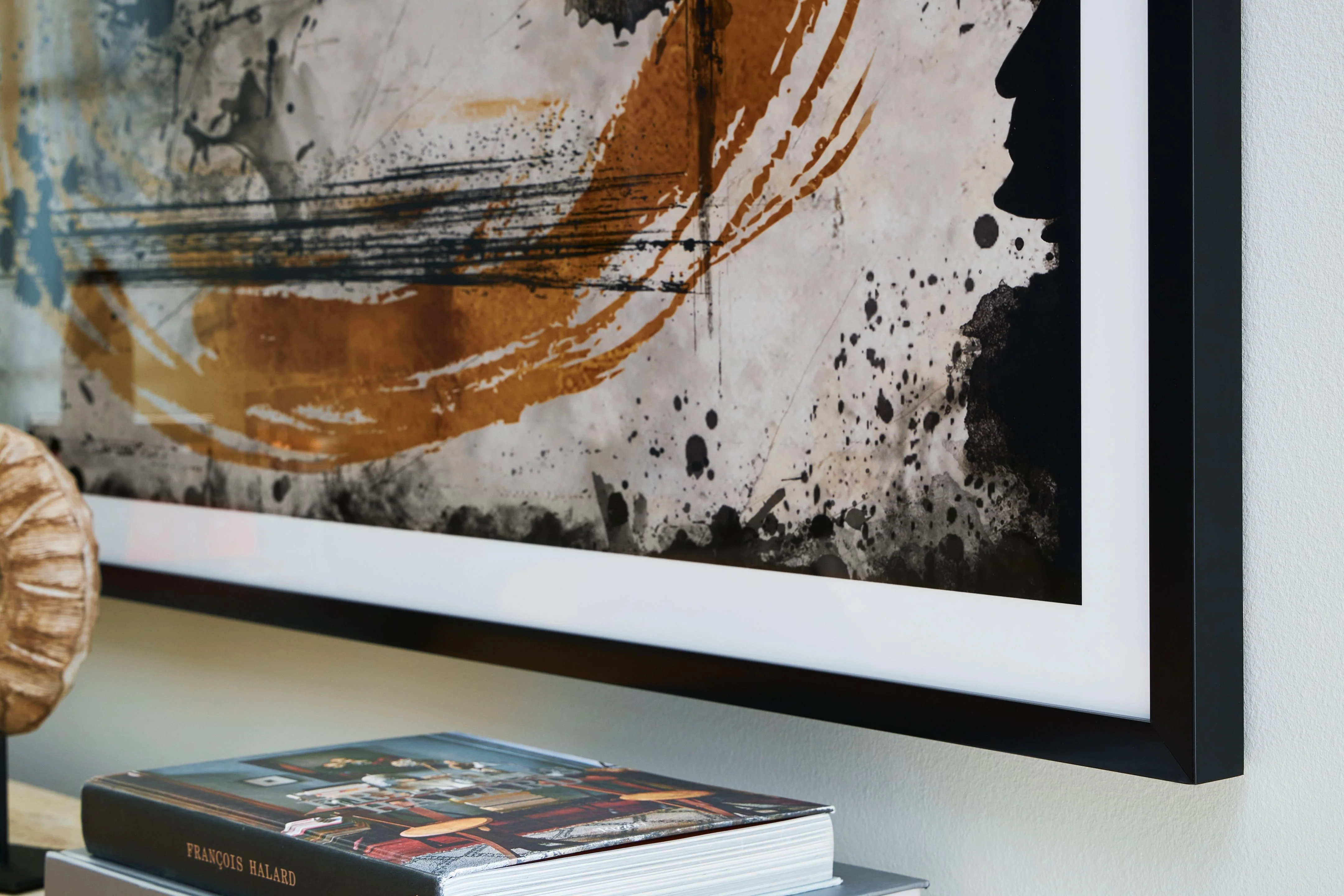 Clefting - Wall Art - Black / Caramel / Tan - Image 2