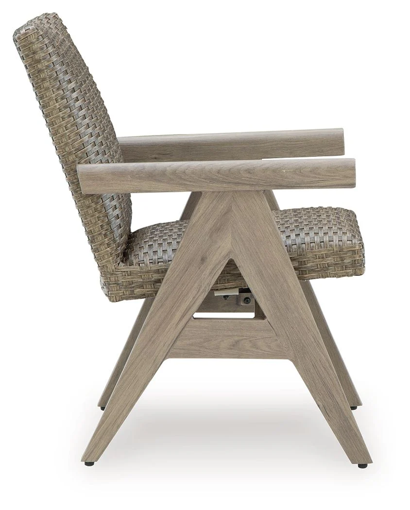 Cliff Trails - Rocking Arm Chair (Set of 2) - Beige - Image 3