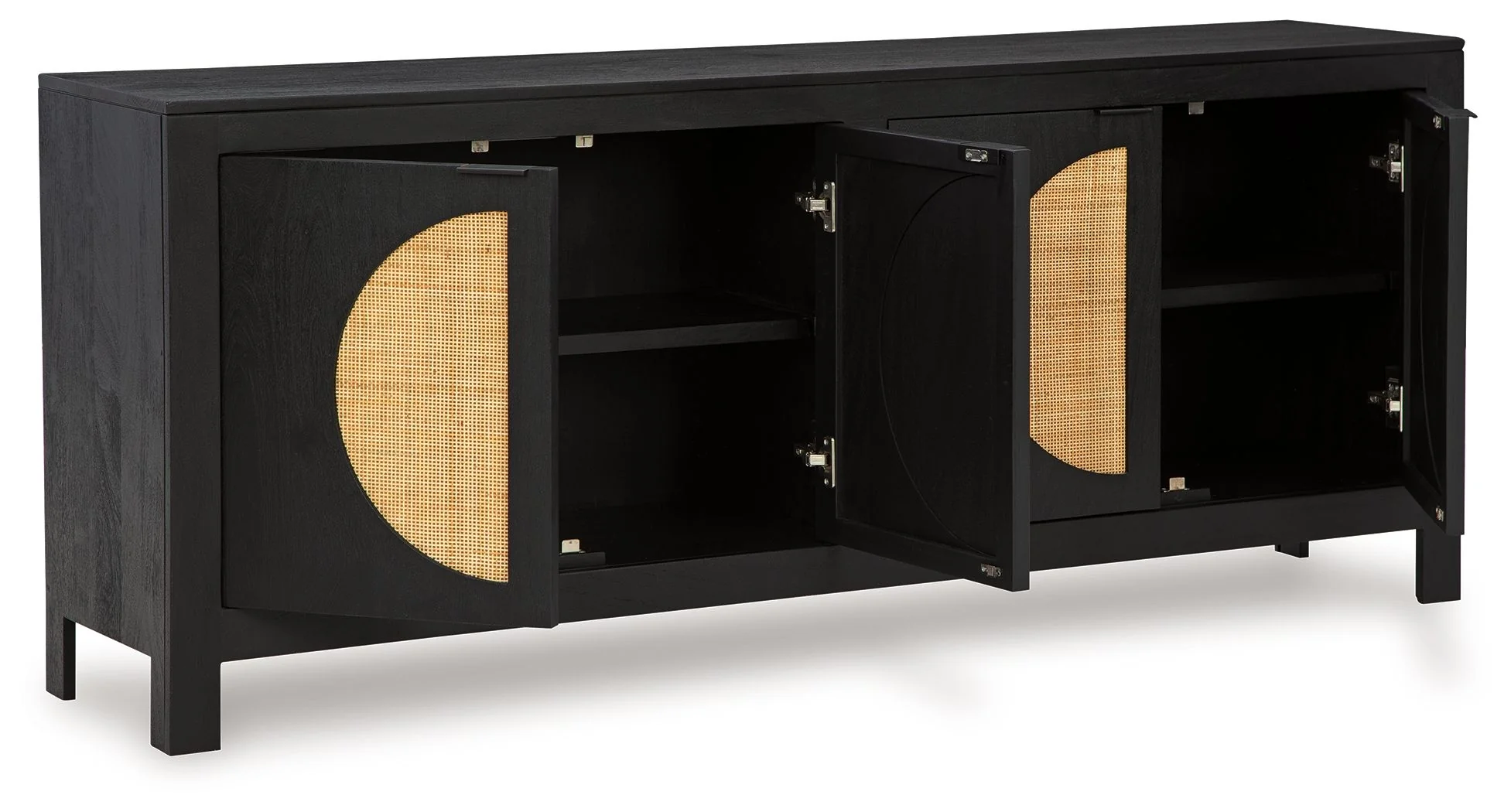 Cliffiings - Accent Cabinet - Black / Natural - Image 4