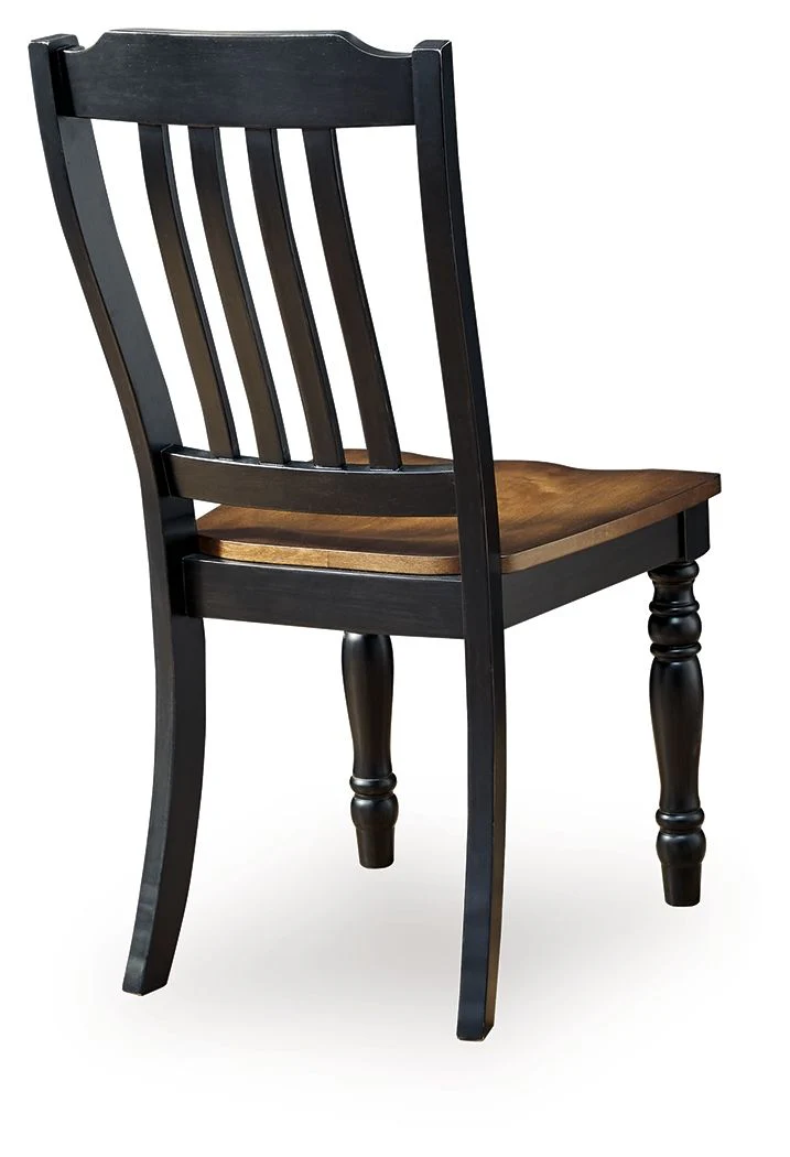 Clorazi - Dining Room Side Chair (Set of 2) - Black / Brown - Image 4