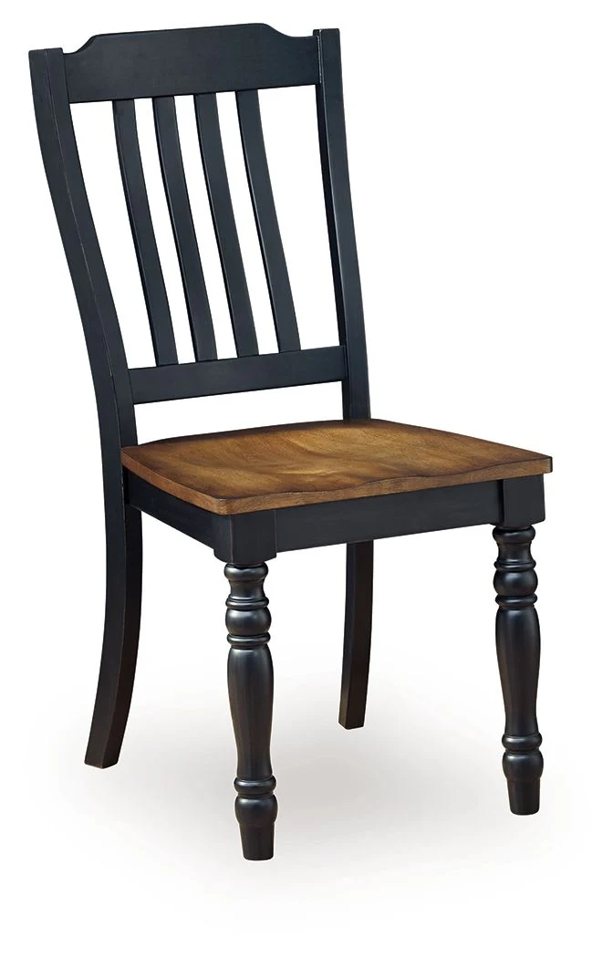 Clorazi - Dining Room Side Chair (Set of 2) - Black / Brown - Image 6