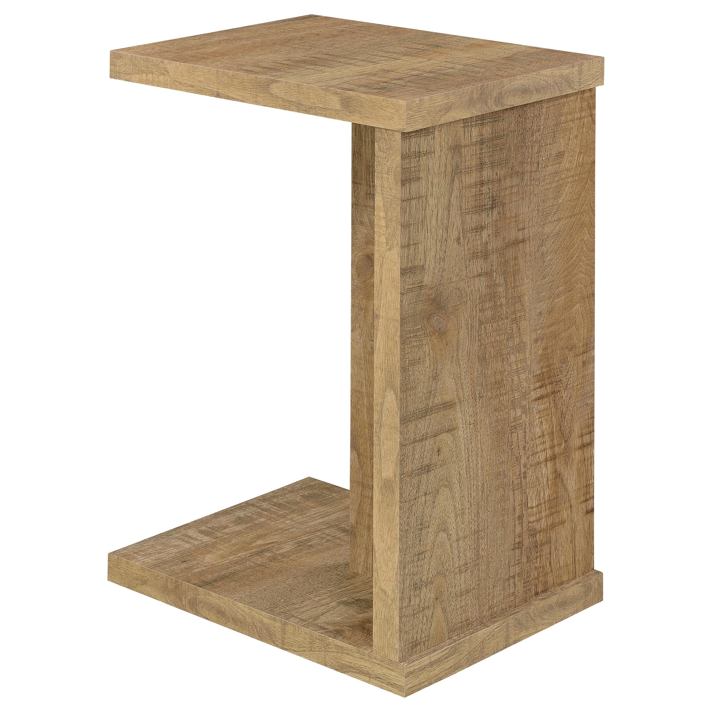Clower Engineered Wood C-Shaped Sofa Side Table Mango - Image 6