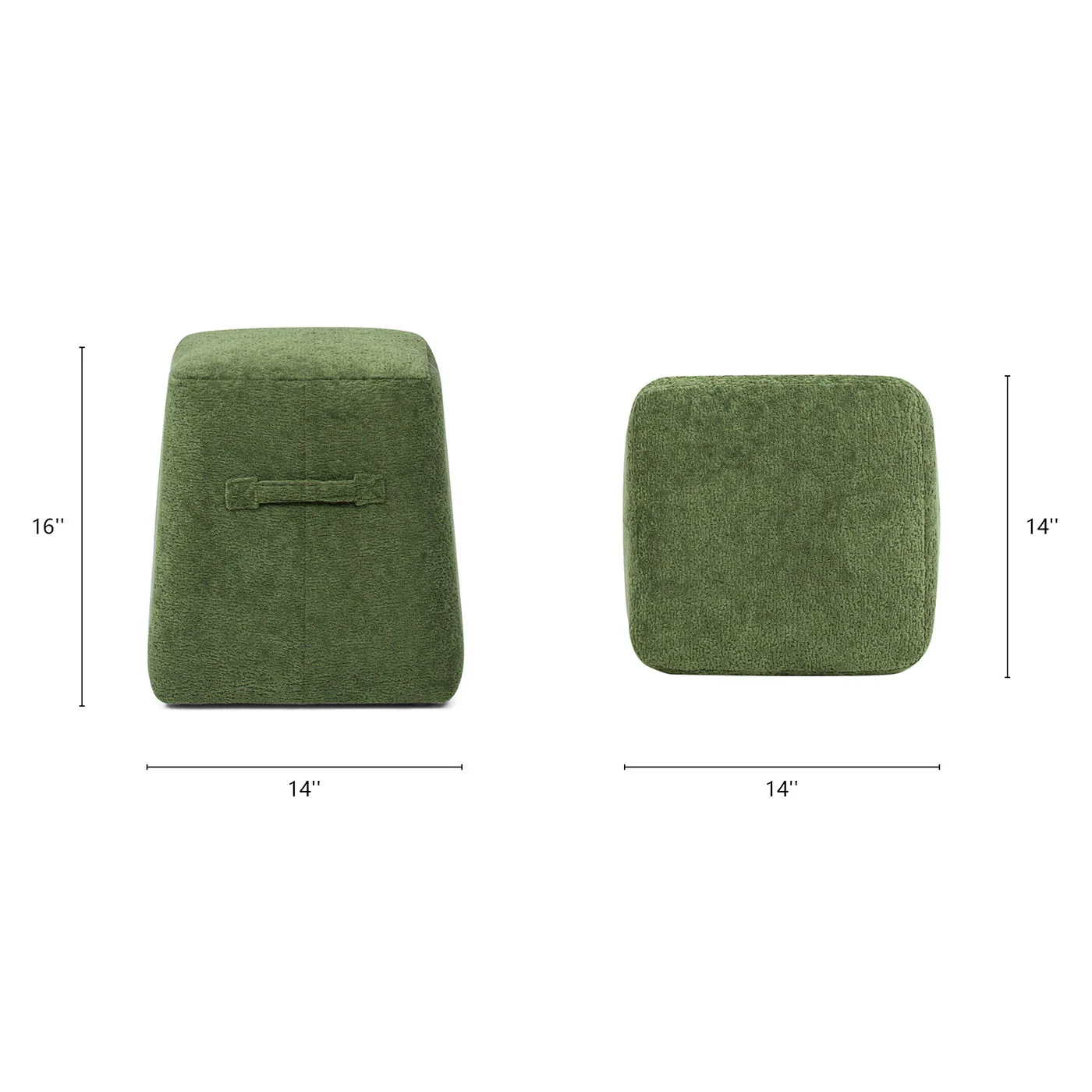 Clyde - Tapered Square Upholstered Ottoman - Image 10