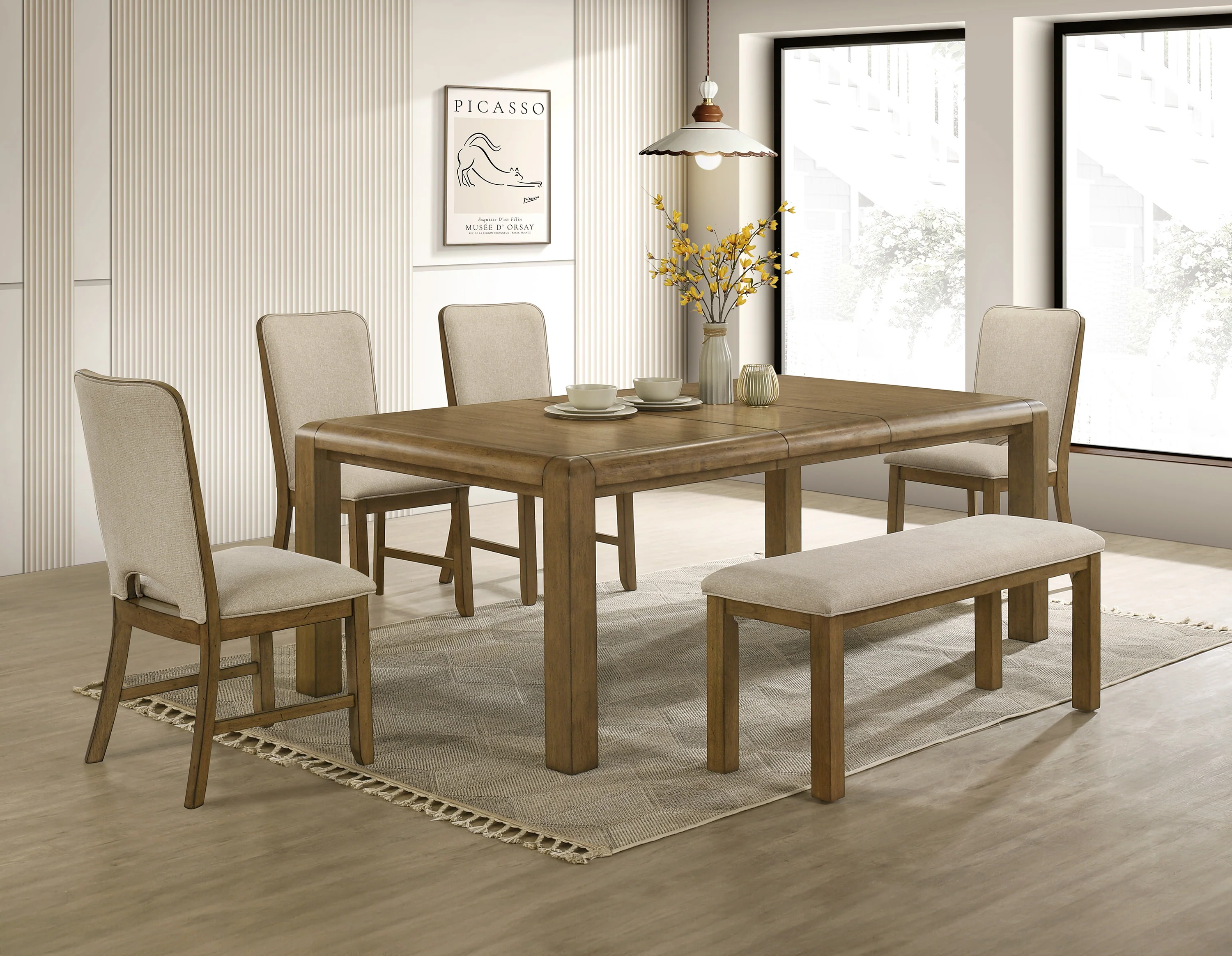 Cockrell Dining Table (W/18"Leaf)