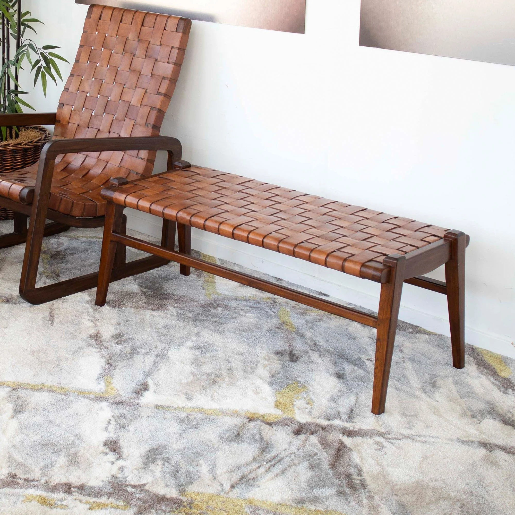 Cody - Bench - Brown / Tan - Image 4