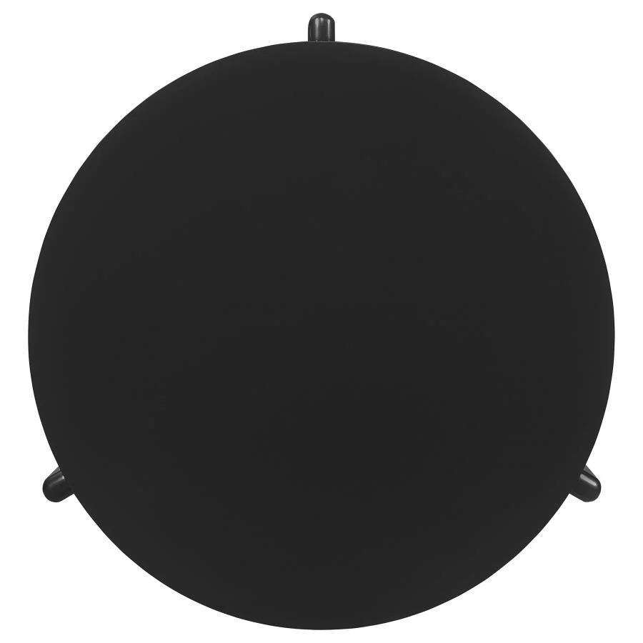 Cordova - Round Solid Wood Coffee Table - Black - Image 4