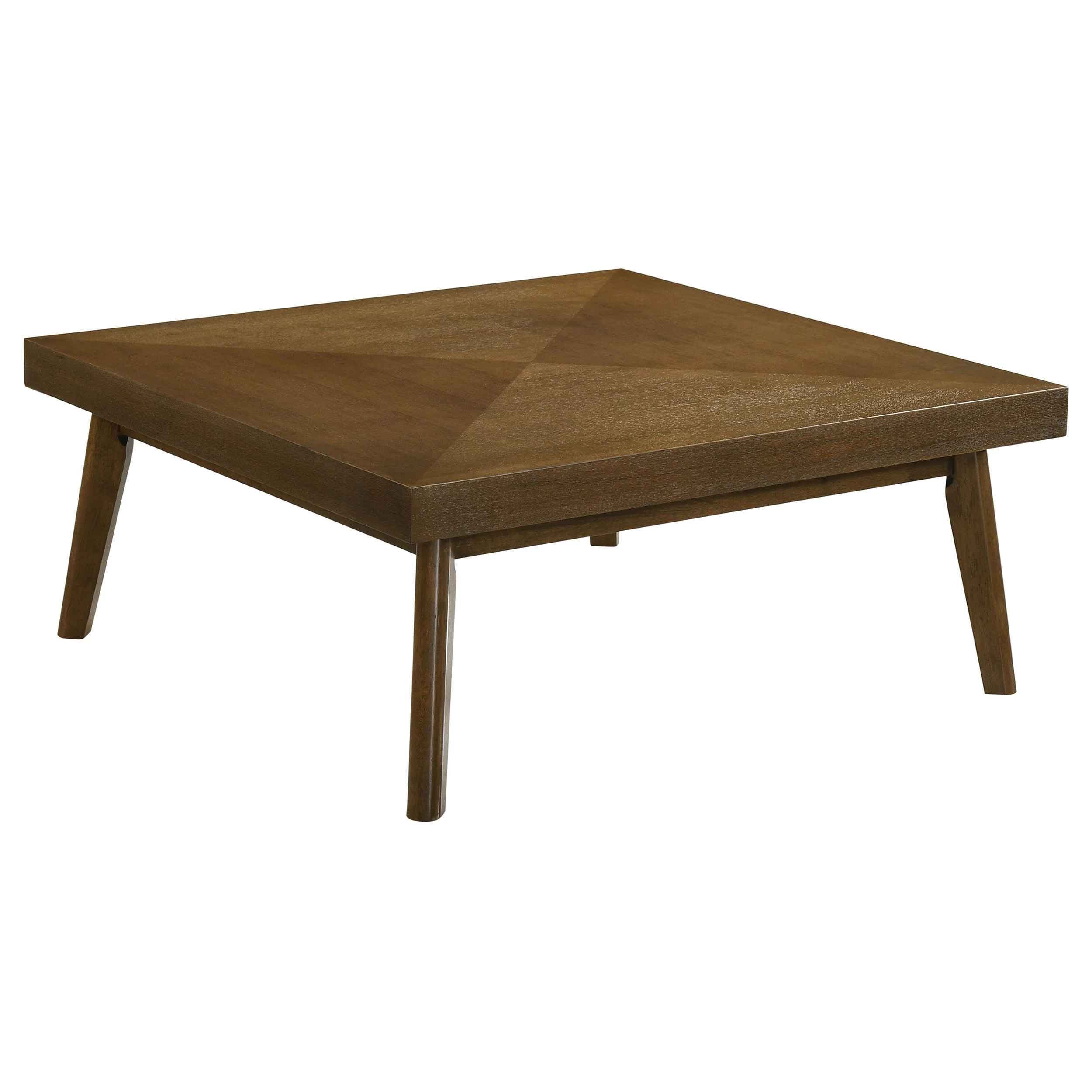 Westerly - Square Wood Coffee Table - Walnut Brown - Image 9