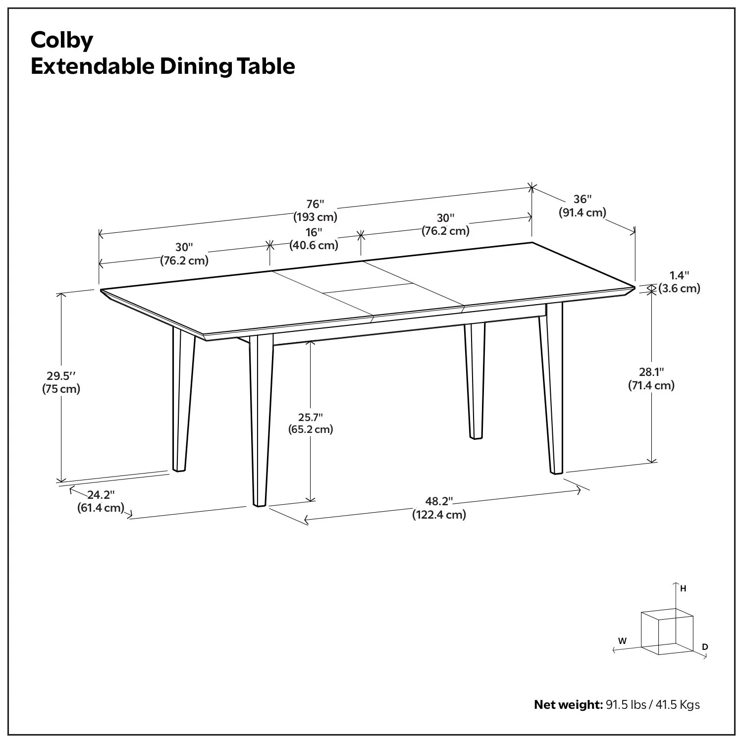 Colby - Dining Table, Contemporary - Image 22