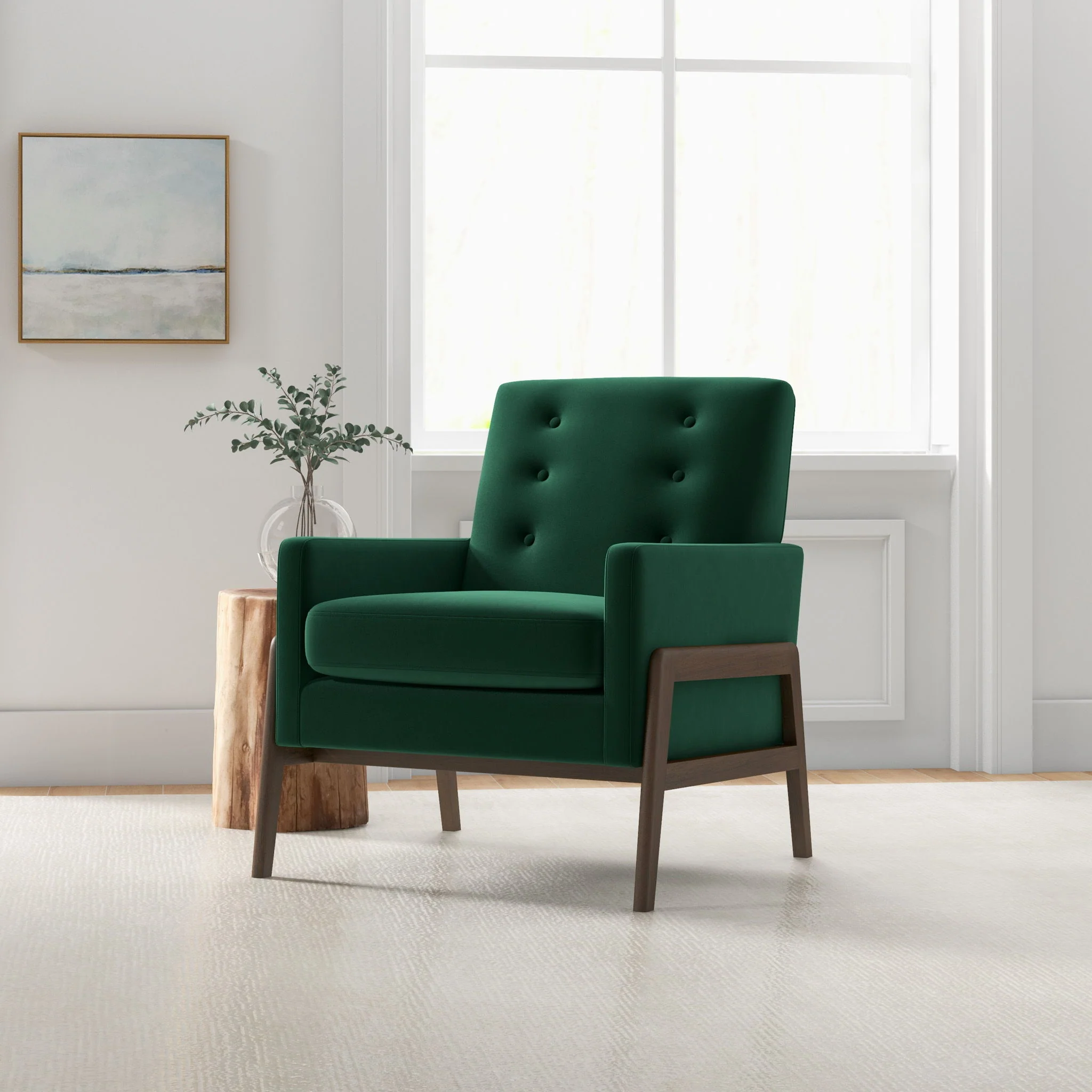 Cole - Solid Wood Lounge Chair - Image 13