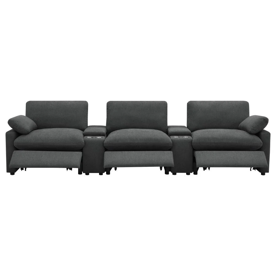 Collins - 5-Piece Power Reclining Home Theater Seating - Image 11