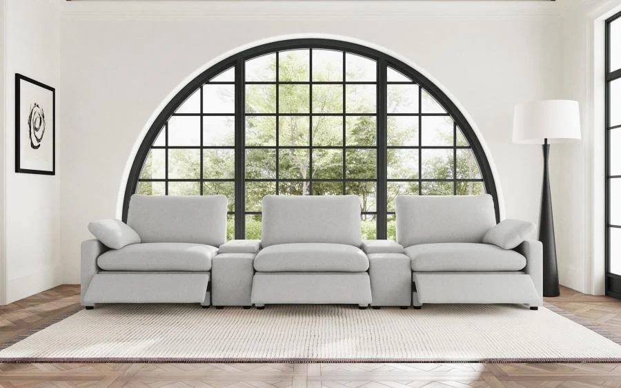 Collins - 5-Piece Power Reclining Home Theater Seating - Image 6