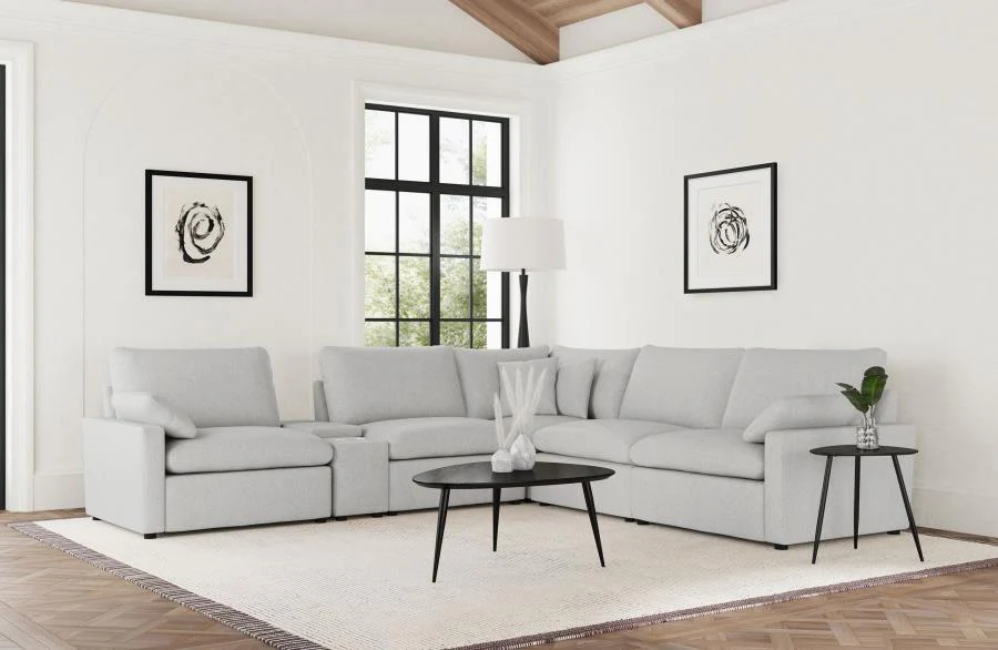 Collins - 6-Piece Modular Power Reclining Sectional