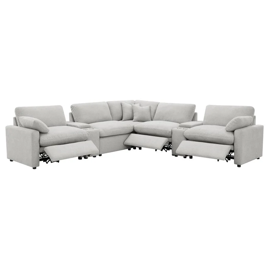 Collins - 7-Piece Modular Power Reclining Sectional - Image 7