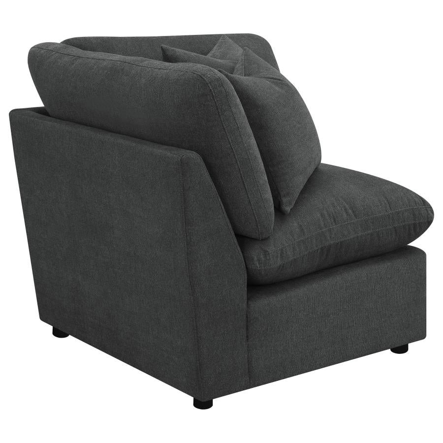 Collins Modular Sectional Chair Dark Grey - Image 15