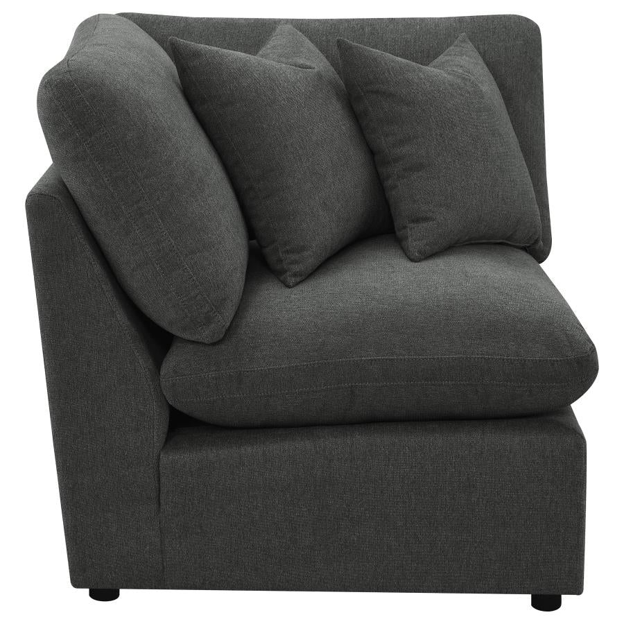 Collins Modular Sectional Chair Dark Grey - Image 23