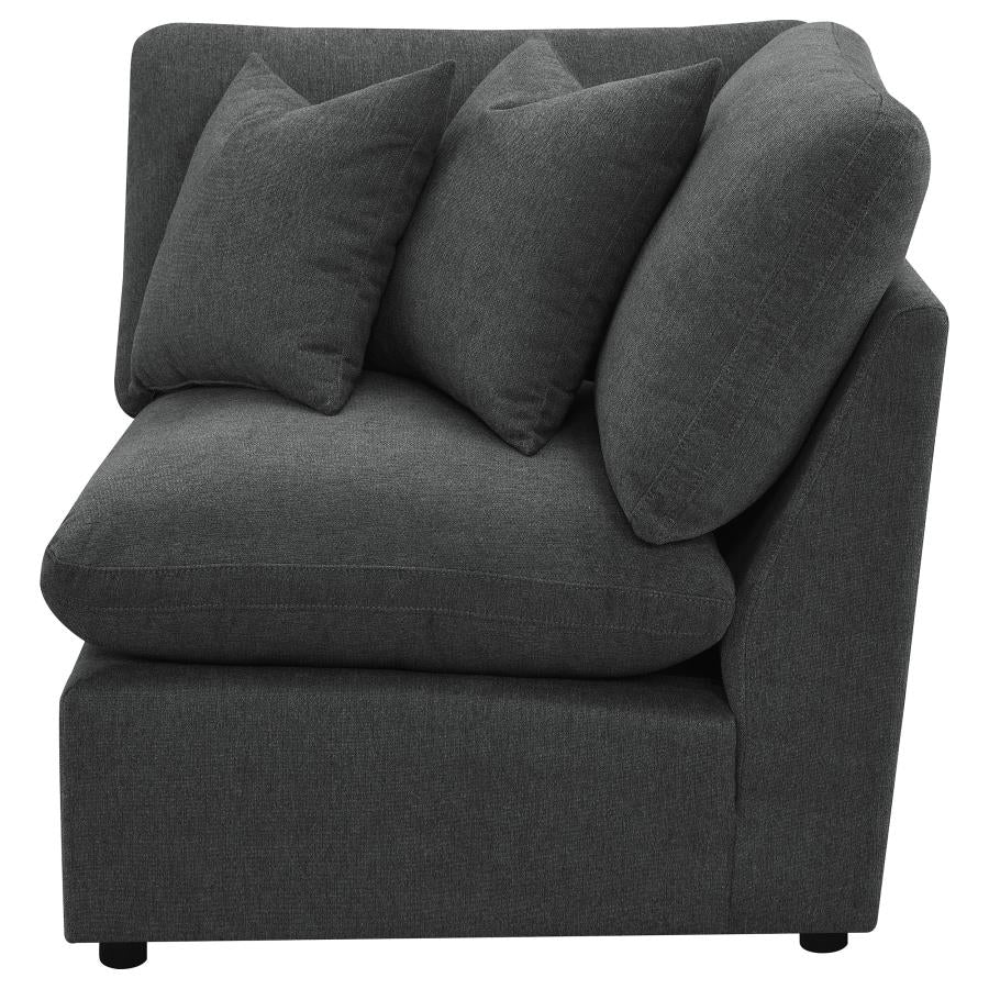 Collins Modular Sectional Chair Dark Grey - Image 31