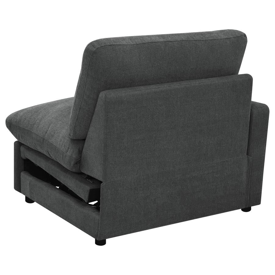 Collins Modular Sectional Chair Dark Grey - Image 56