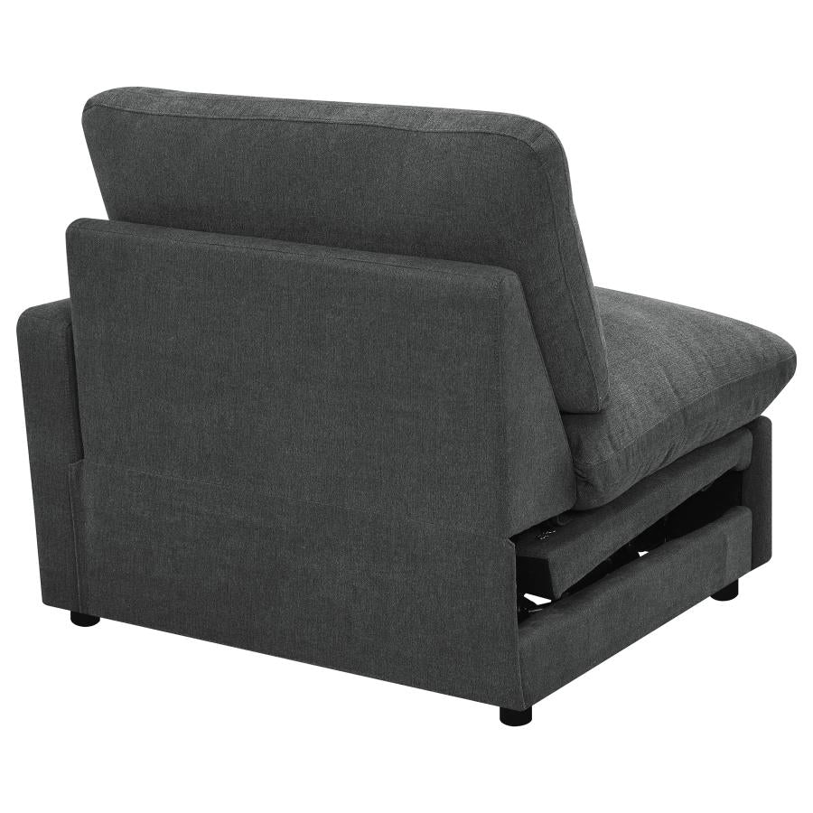 Collins Modular Sectional Chair Dark Grey - Image 57