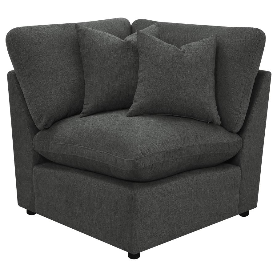 Collins Modular Sectional Chair Dark Grey - Image 79
