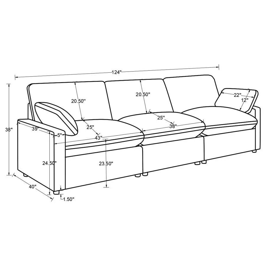Collins - Modular Power Sofa - Image 24