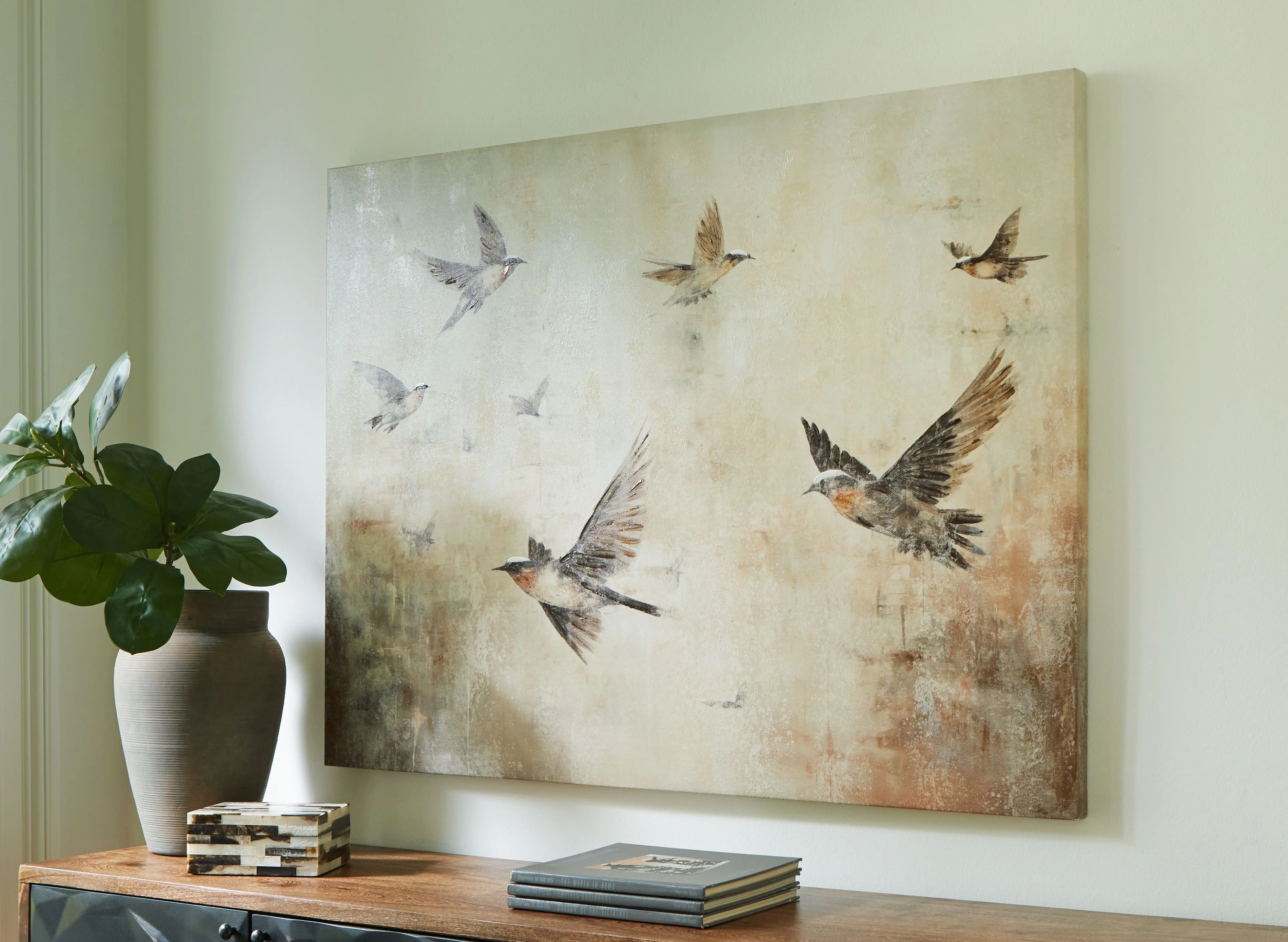 Collmund - Wall Art - Gray / Brown - Image 2