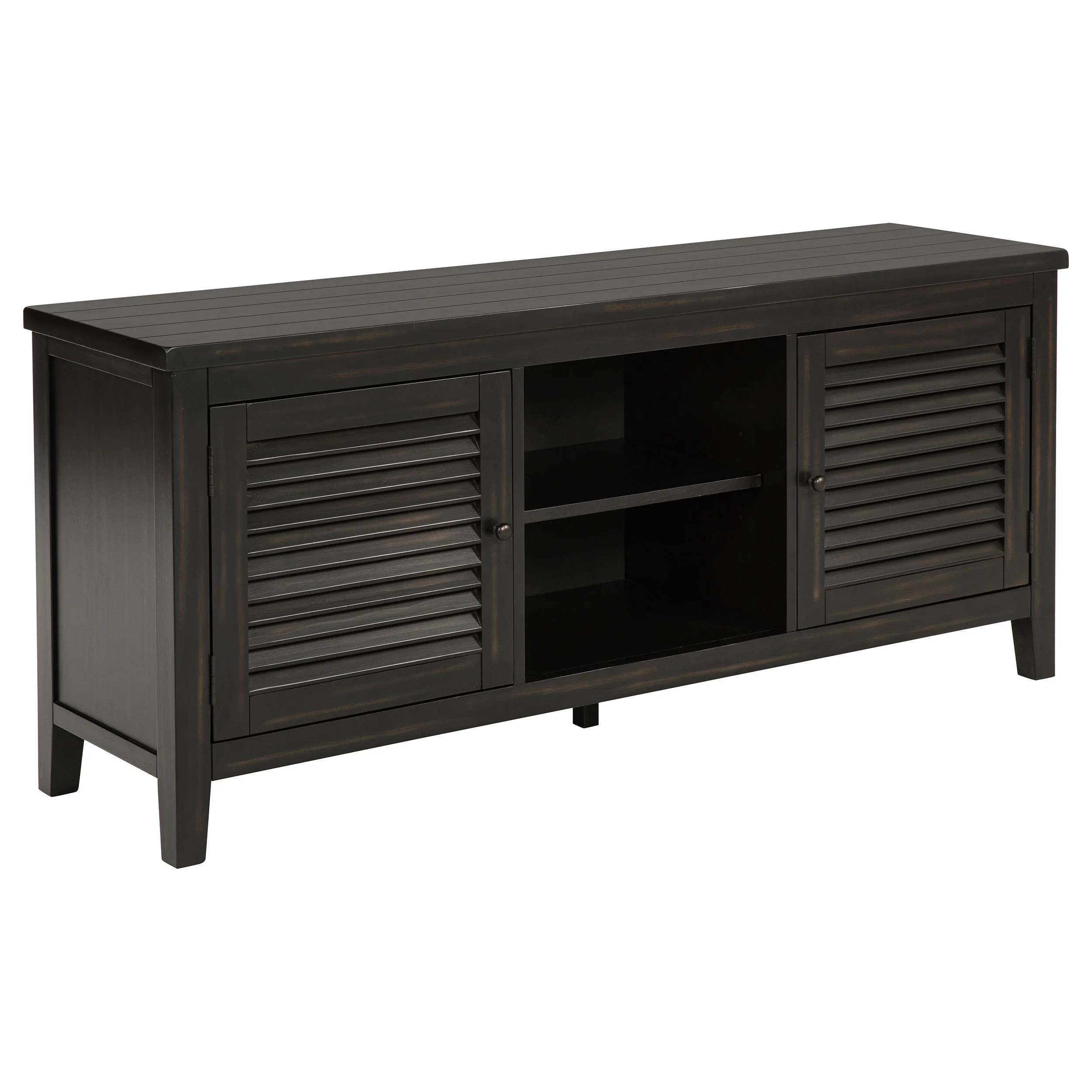 Concord - 2-Door TV Stand Console - Distressed Java - Image 14