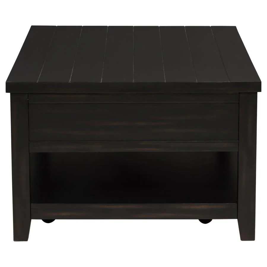Concord - 2-Drawer Rectangular Coffee Table - Distressed Java - Image 5