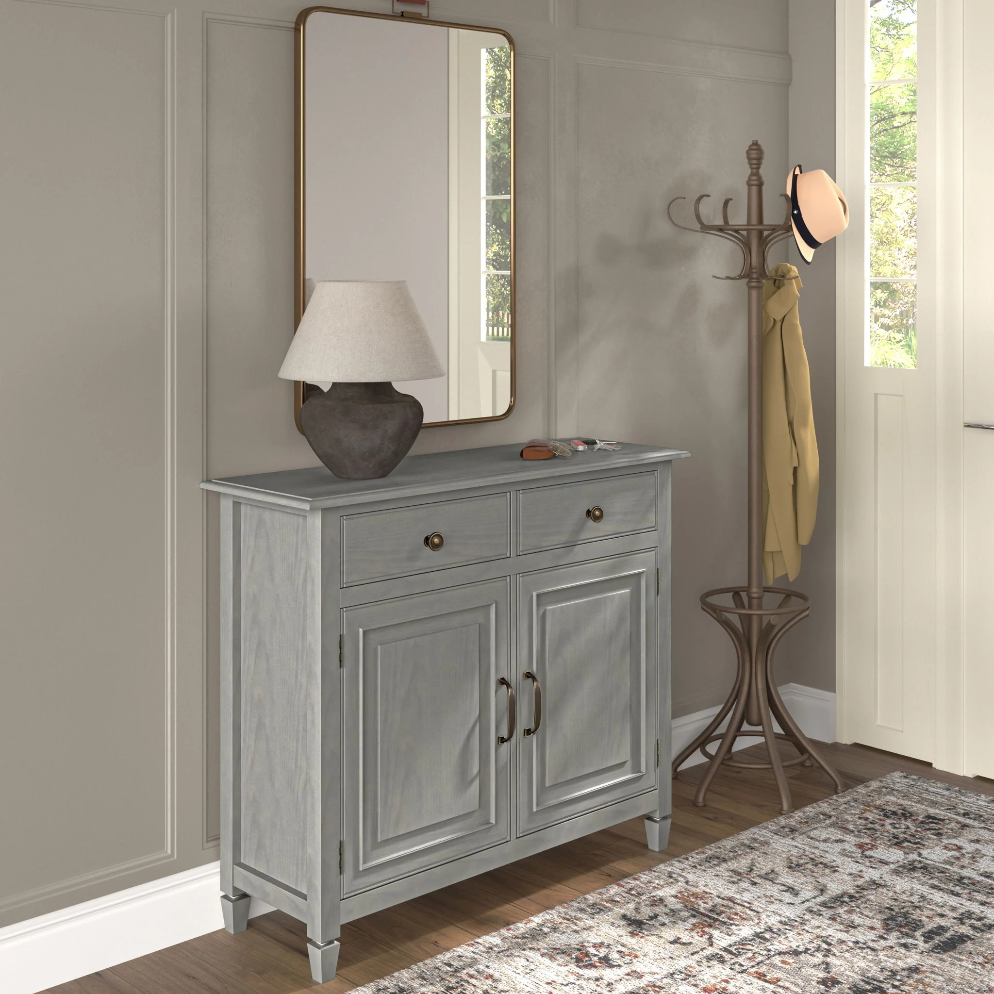 Connaught - Handcrafted Entryway Storage Cabinet - Image 28