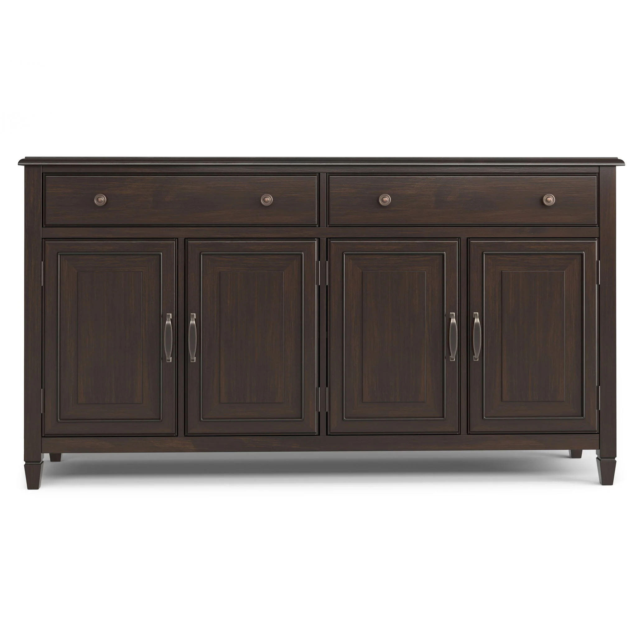 Connaught - Large Sideboard Buffet Storage Cabinet - Brown - Image 7