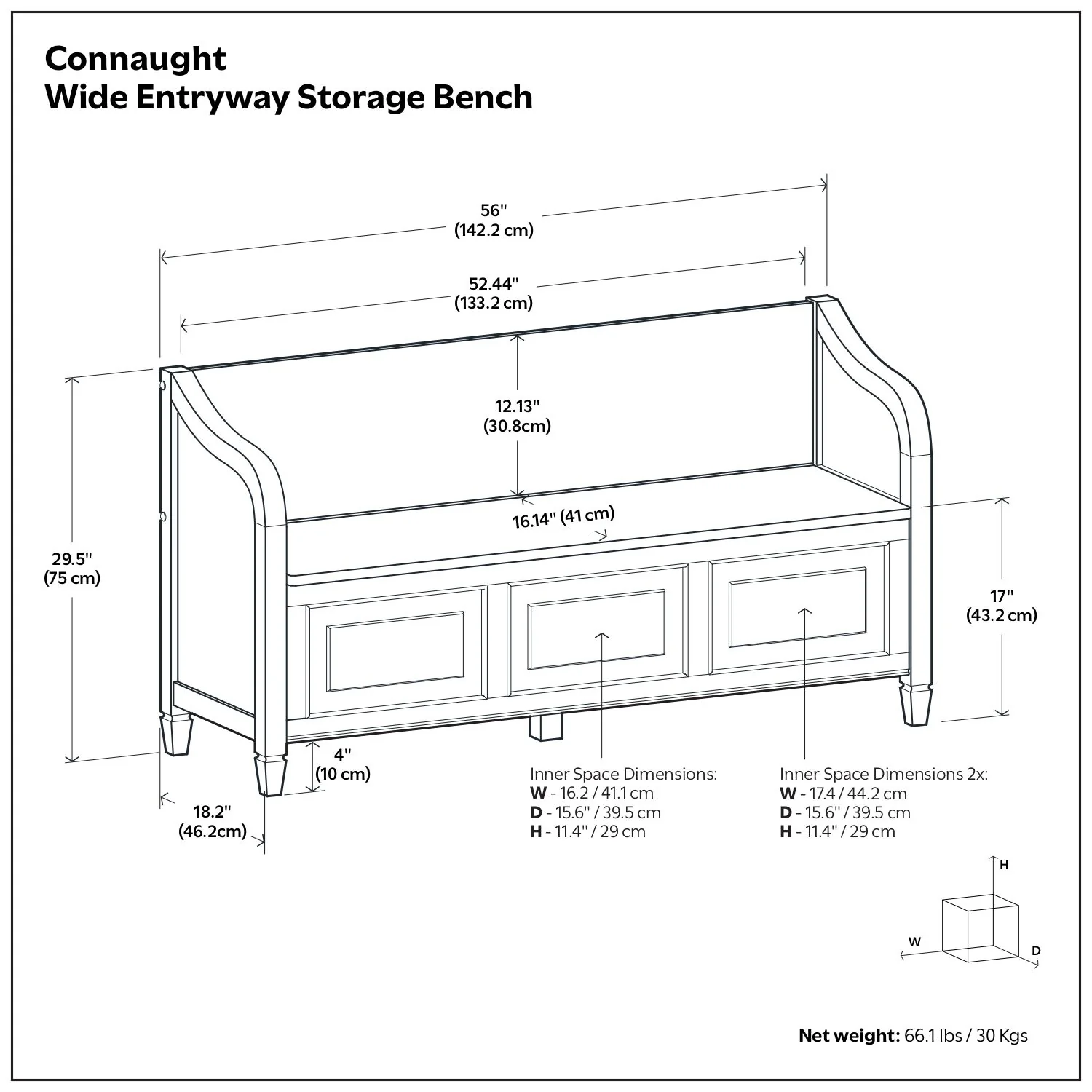Connaught - Storage Bench - Image 17