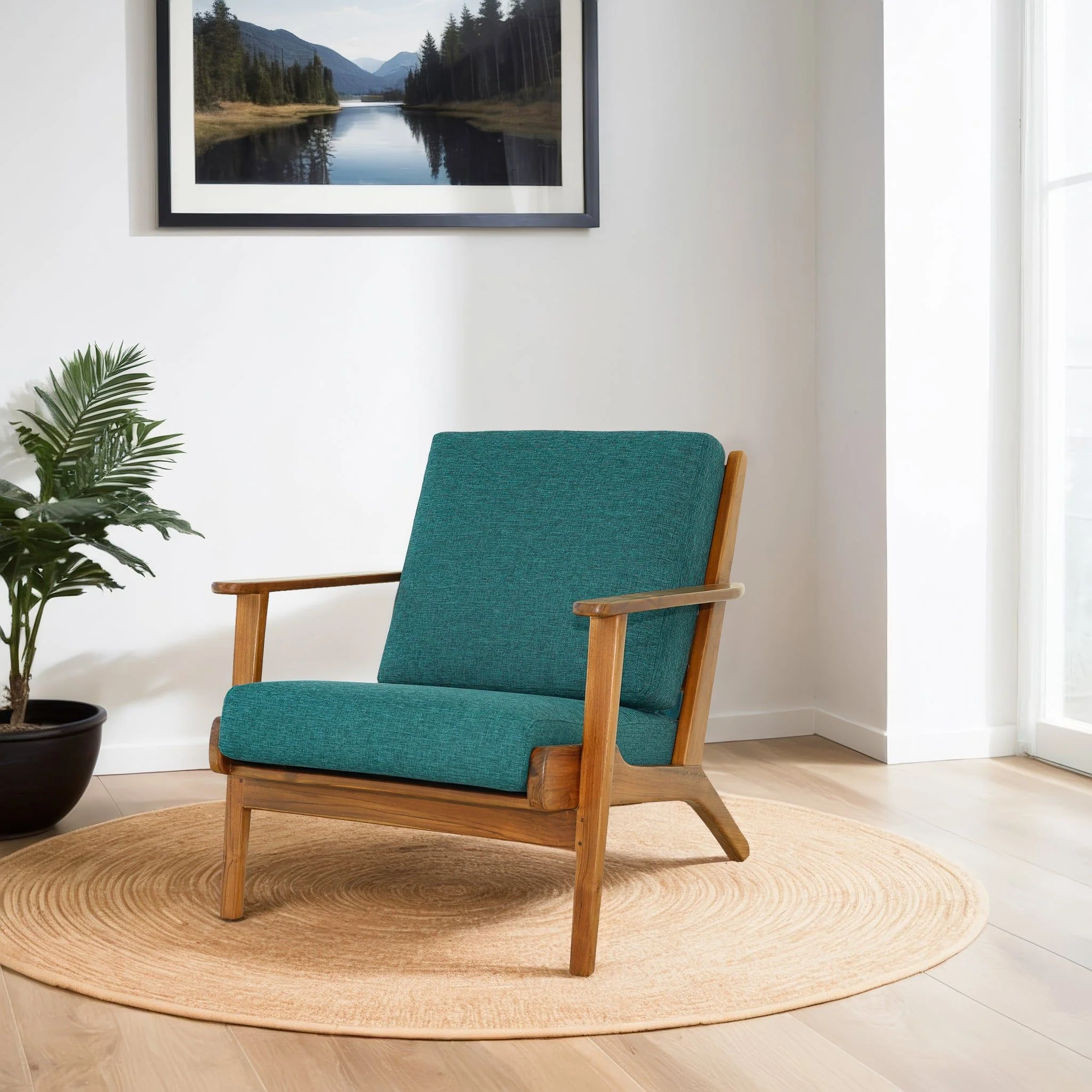 Connor - Modern Genuine Lounge Chair - Image 6