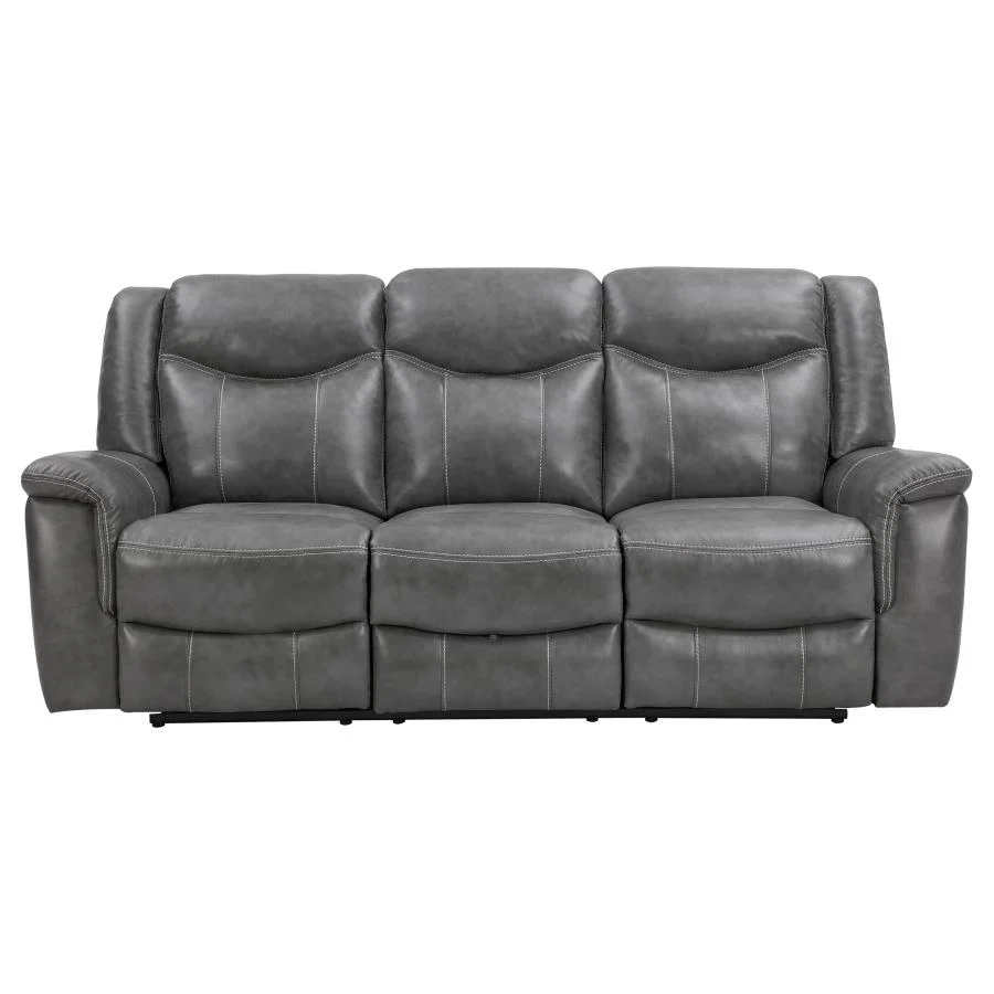 Conrad - Upholstered Padded Arm Motion Sofa Set - Image 11