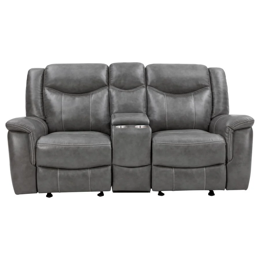 Conrad - Upholstered Padded Arm Motion Sofa Set - Image 15