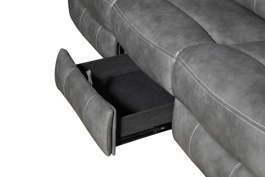 Conrad - Upholstered Padded Arm Motion Sofa Set - Image 22