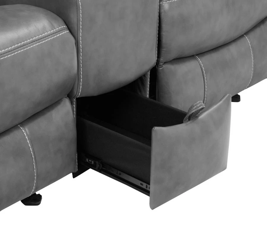 Conrad - Upholstered Padded Arm Motion Sofa Set - Image 30
