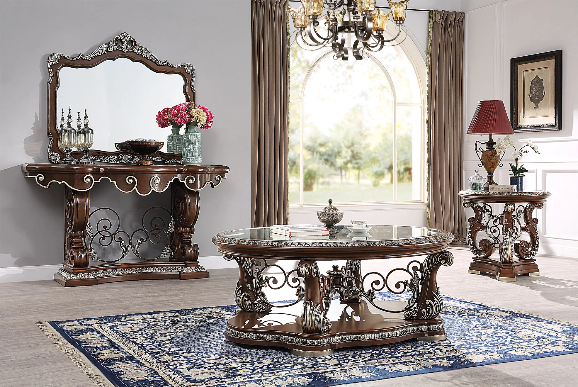 Versailles Console table with mirror - Image 4