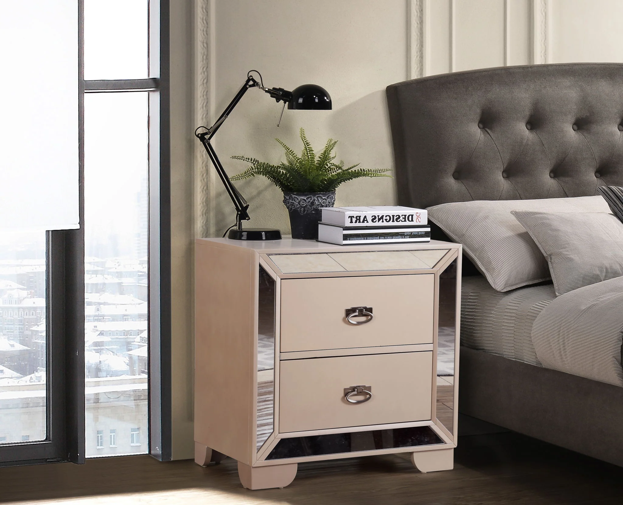Contemporary Nightstand With Versatility - Image 2