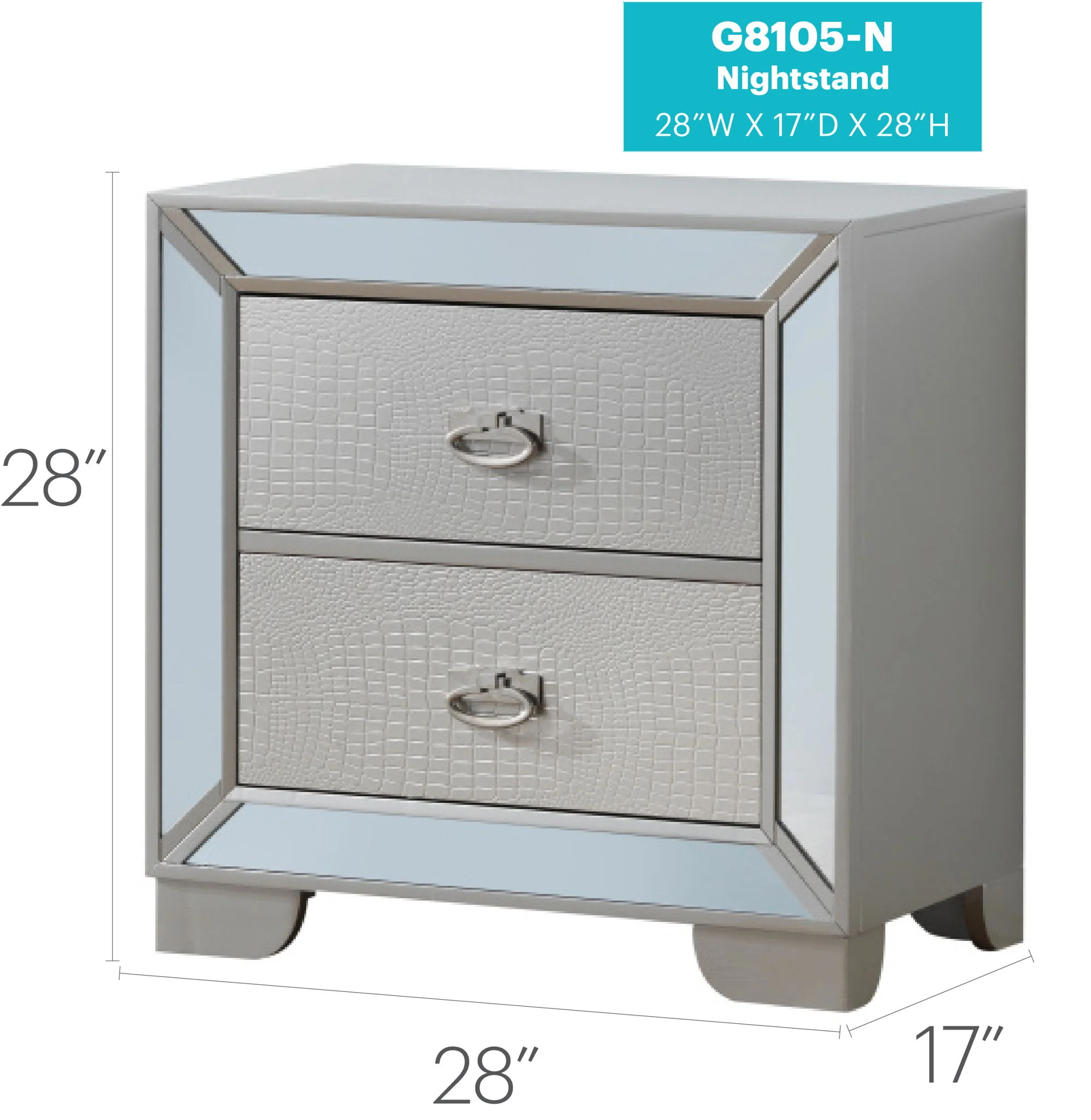 Contemporary Nightstand With Versatility - Image 8