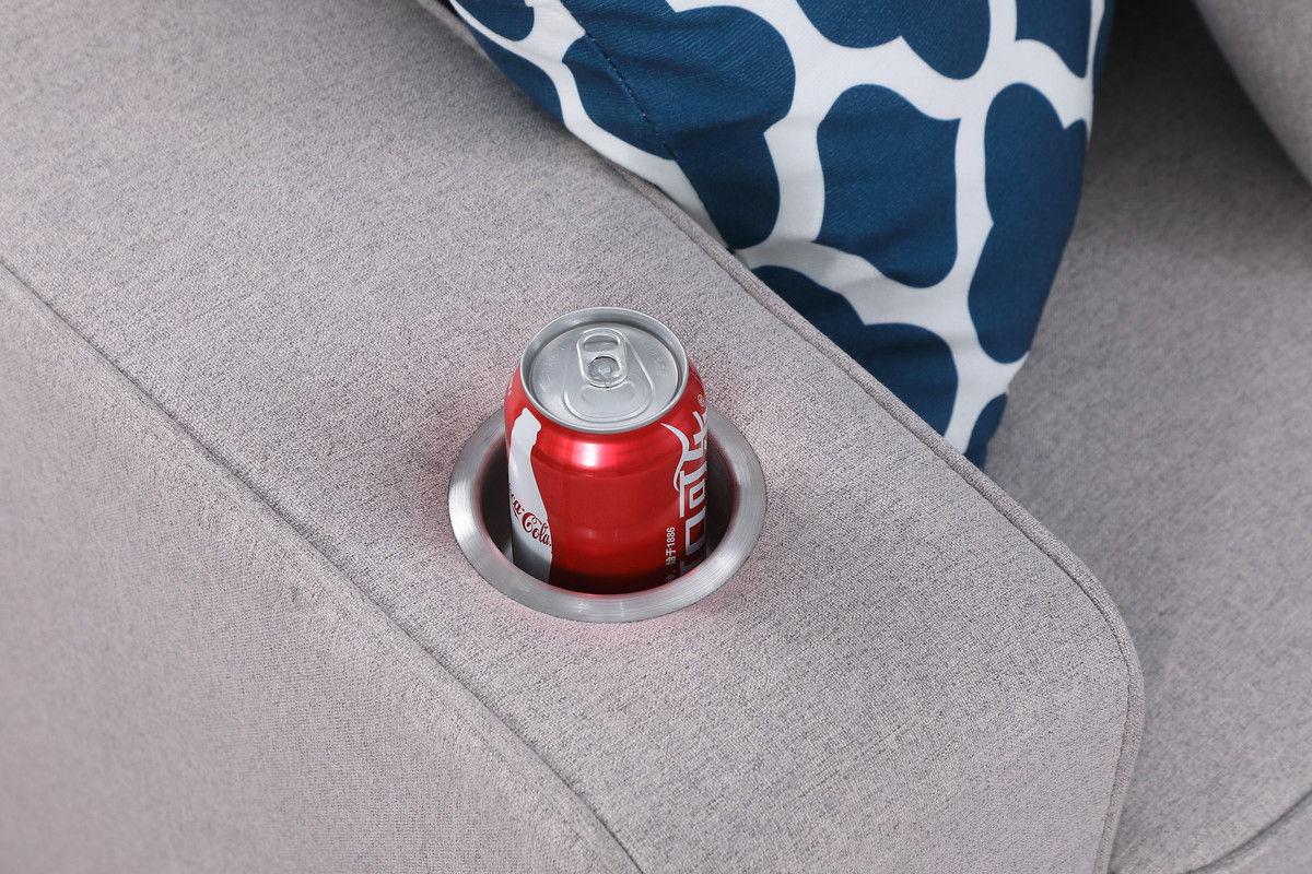 Cooper - Comfort Sectional Sofa With Ottomans And Cupholder - Image 6