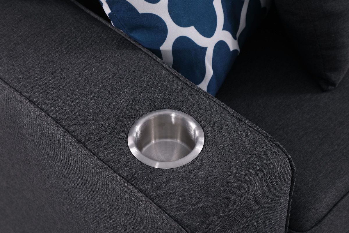Cooper - Comfort Sectional Sofa With Ottomans And Cupholder - Image 7