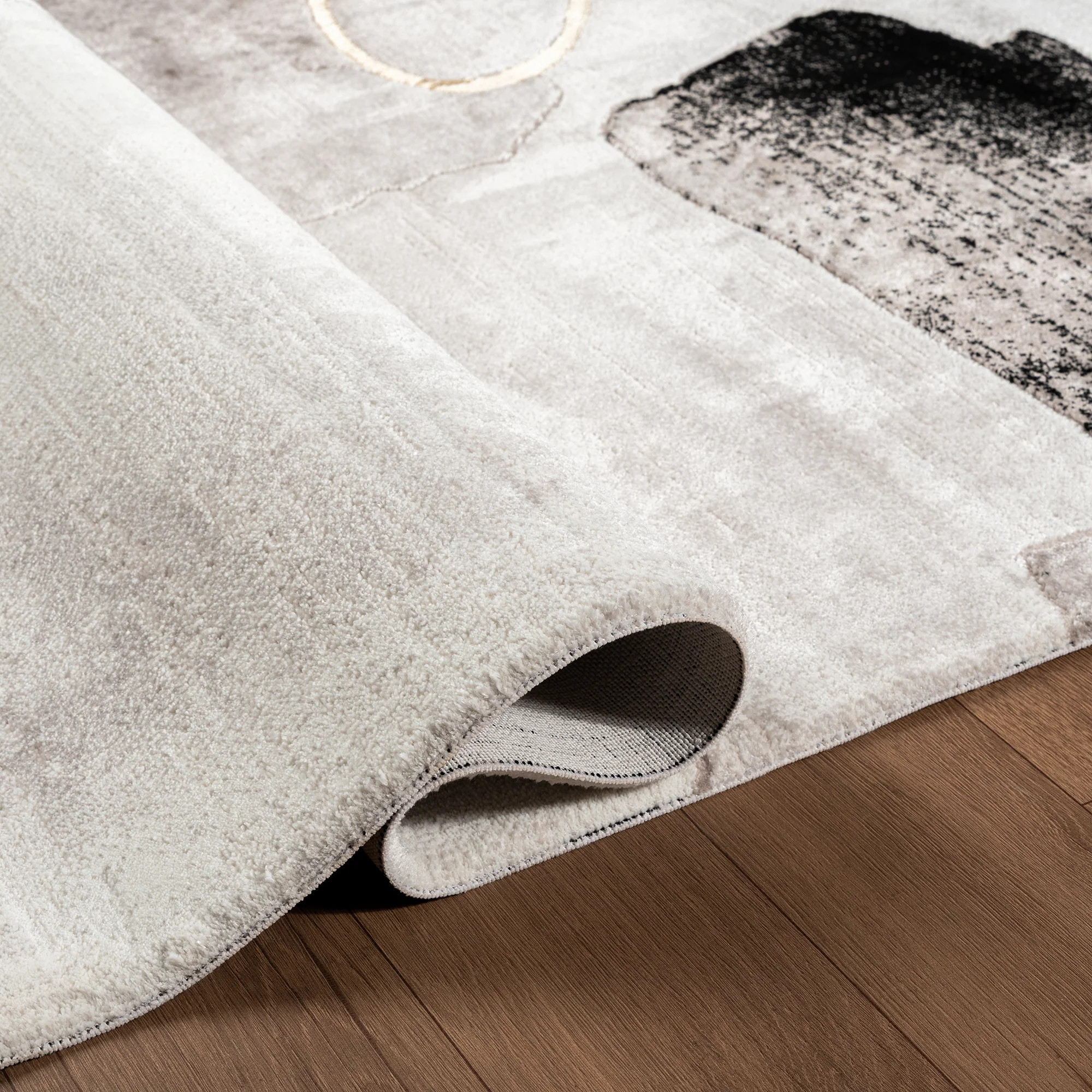 .Cooper Cream Power-Loomed Area Rug - 6' 6" x 9' 0" - Image 2